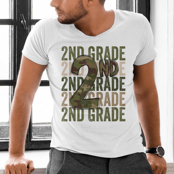 Camo Team 2nd Grade Squad Back To School Teacher Kids Boys Men's V-Neck T-Shirt, 2nd Grade Teacher Shirts, gift for family, gift for coworker Camo Team 2nd Grade Squad Back To School Teacher Kids Boys Men's V-Neck T-Shirt, 2nd Grade Teacher Shirts, gift for family, gift for coworker