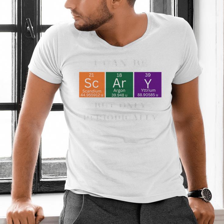 Chemisty Science Teacher Periodic Table Halloween Men's V-Neck T-Shirt, Science Teacher Shirts, gift for family, gift for coworker