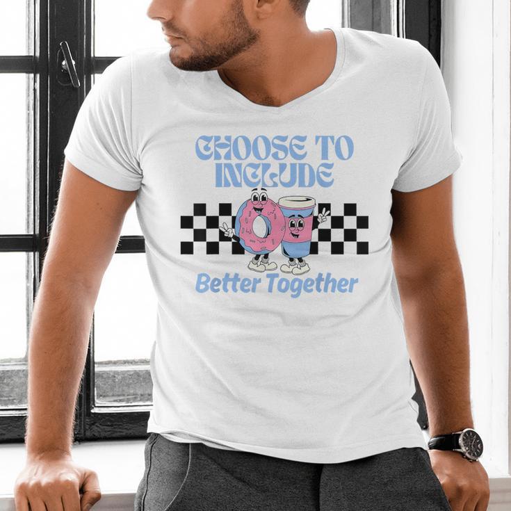 Choose To Include Special Education Teacher Autism Awareness Men's V-Neck T-Shirt, gift for family, gift for coworker Choose To Include Special Education Teacher Autism Awareness Men's V-Neck T-Shirt, gift for family, gift for coworker
