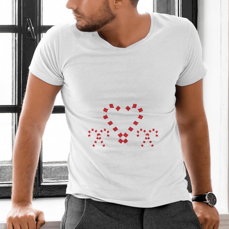 Christmas Candy Cane Work Of Heart Fourth 4th Grade Teacher Men's V-Neck T-Shirt, 4th Grade Teacher Shirts, gift for family, gift for coworker Christmas Candy Cane Work Of Heart Fourth 4th Grade Teacher Men's V-Neck T-Shirt, 4th Grade Teacher Shirts, gift for family, gift for coworker