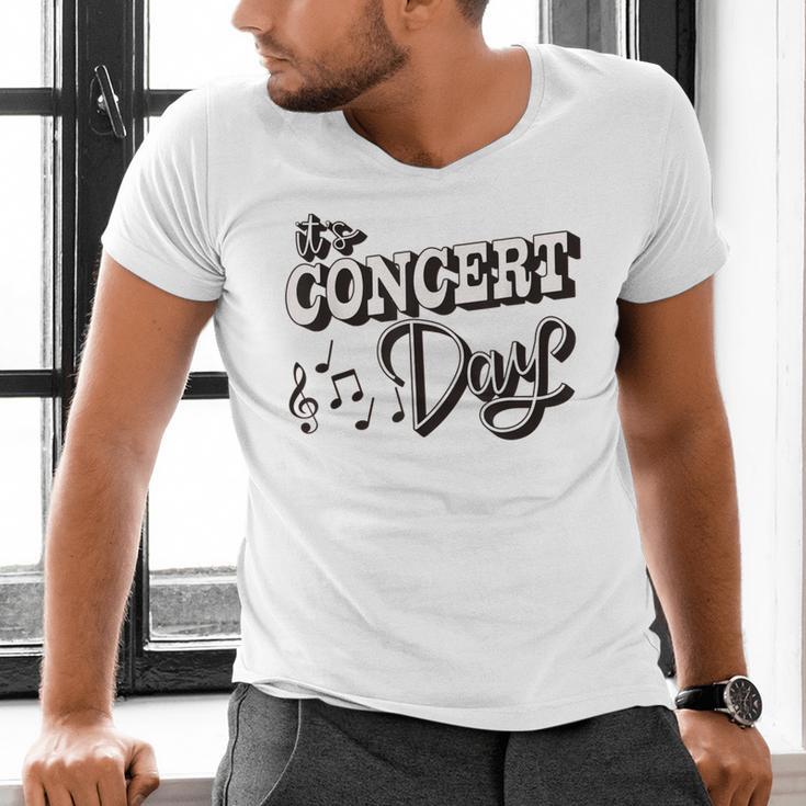 The Concert Day Elementary Music Teacher First Day Of School Men's V-Neck T-Shirt, gift for family, gift for coworker