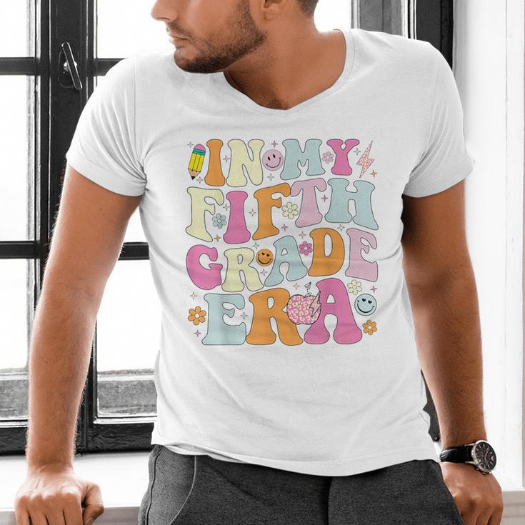 In My Fifth Grade Era 5th Grade Era Teacher Back To School Men's V-Neck T-Shirt, gift for family, gift for coworker