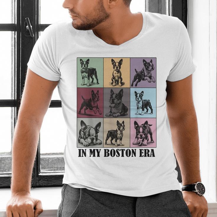 Funny Boston Terrier Quote In My Boston Terrier Era Cool Dog Men Women Men's V-Neck T-Shirt, gift for family, gift for coworker