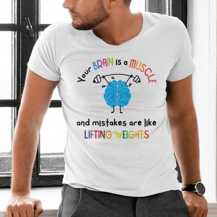 Growth Mindset Tee Teacher Quotes Men Women Kids Men's V-Neck T-Shirt, gift for family, gift for coworker Growth Mindset Tee Teacher Quotes Men Women Kids Men's V-Neck T-Shirt, gift for family, gift for coworker