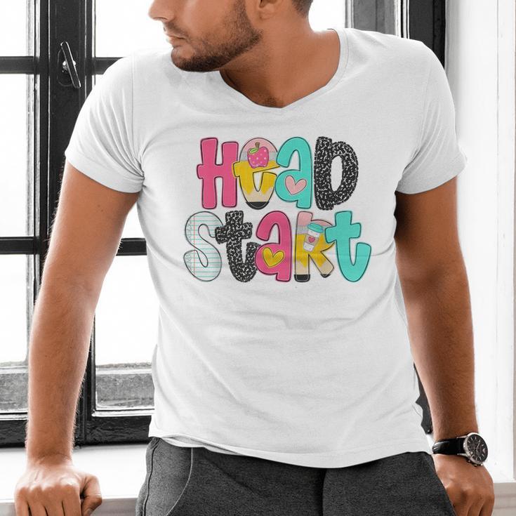 Head Start Team Homeschool Teacher Headstart Back To School Men's V-Neck T-Shirt, gift for family, gift for coworker Head Start Team Homeschool Teacher Headstart Back To School Men's V-Neck T-Shirt, gift for family, gift for coworker
