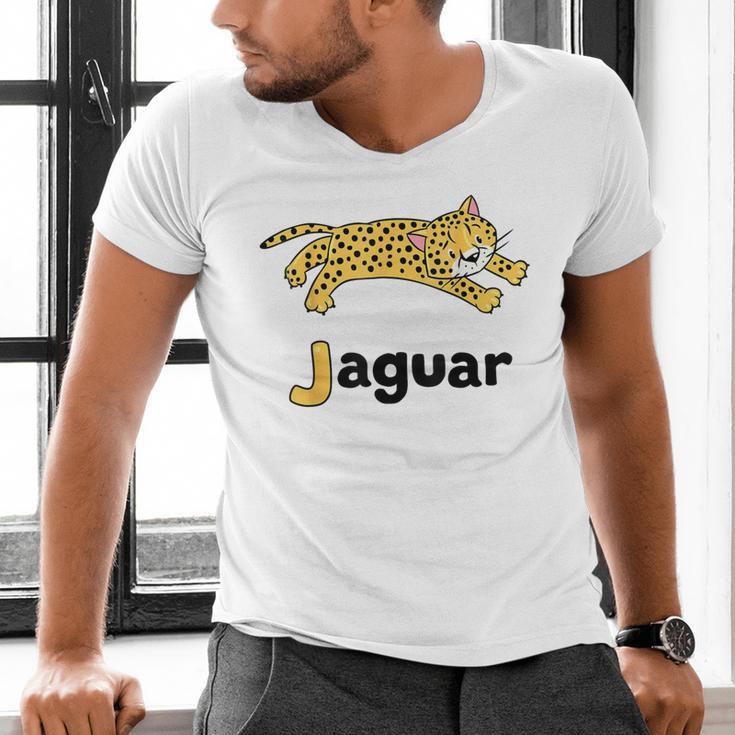 J Is For Jaguar ABC Alphabet T-Shirt For Teachers Students Men's V-Neck T-Shirt, gift for family, gift for coworker J Is For Jaguar ABC Alphabet T-Shirt For Teachers Students Men's V-Neck T-Shirt, gift for family, gift for coworker