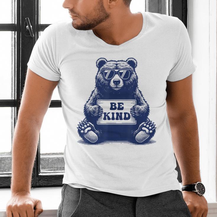 Be Kind For Teacher Kindness Women Men Men's V-Neck T-Shirt, gift for family, gift for coworker