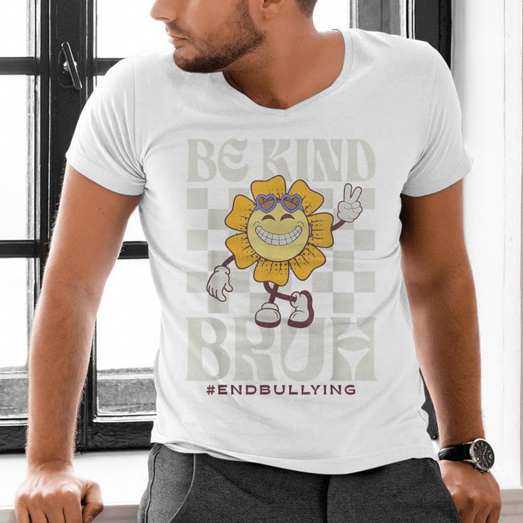 Be Kind Unity Day Orange Anti Bullying For Kids Teachers Men's V-Neck T-Shirt, gift for family, gift for coworker