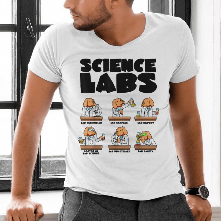 Labrador Retriever Science Labs Dog Lover Teacher Men's V-Neck T-Shirt, Science Teacher Shirts, gift for family, gift for coworker Labrador Retriever Science Labs Dog Lover Teacher Men's V-Neck T-Shirt, Science Teacher Shirts, gift for family, gift for coworker