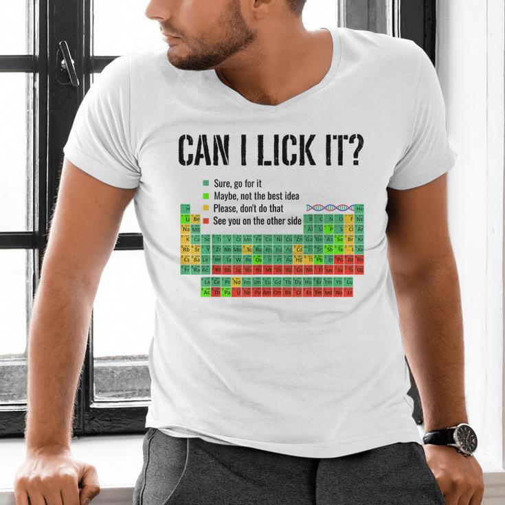 Can I Lick It Periodic Table Chart Science Teacher Men's V-Neck T-Shirt, Science Teacher Shirts, gift for family, gift for coworker Can I Lick It Periodic Table Chart Science Teacher Men's V-Neck T-Shirt, Science Teacher Shirts, gift for family, gift for coworker