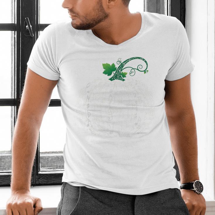 Music Notes Pumpkin Fall Music Teacher Men's V-Neck T-Shirt, gift for family, gift for coworker Music Notes Pumpkin Fall Music Teacher Men's V-Neck T-Shirt, gift for family, gift for coworker