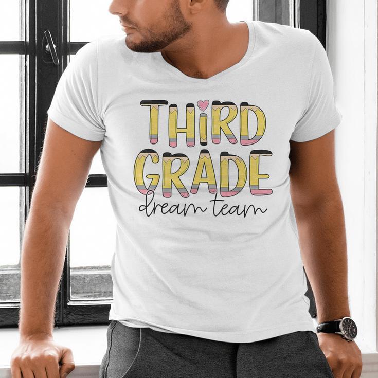 Third Grade Dream Team 3rd Grade Teacher Back To School Kids Men's V-Neck T-Shirt, gift for family, gift for coworker Third Grade Dream Team 3rd Grade Teacher Back To School Kids Men's V-Neck T-Shirt, gift for family, gift for coworker