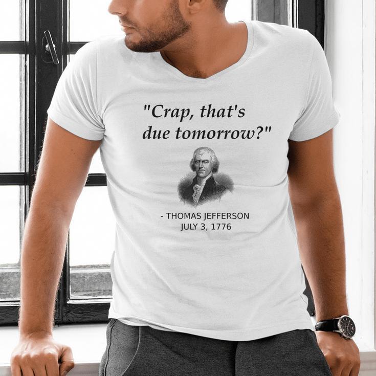 Thomas Jefferson USA History Teacher Student Men's V-Neck T-Shirt, History Teacher Shirts, gift for family, gift for coworker