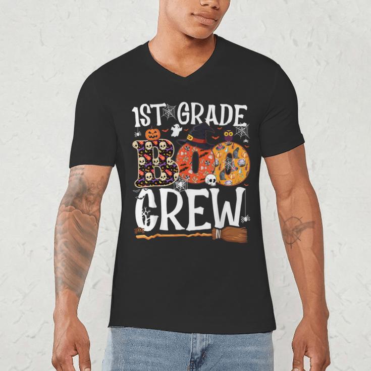 1st Grade Boo Crew Cute Ghost Halloween Teacher Kids Men's V-Neck T-Shirt, novelty gifts, funny gifts 1st Grade Boo Crew Cute Ghost Halloween Teacher Kids Men's V-Neck T-Shirt, novelty gifts, funny gifts