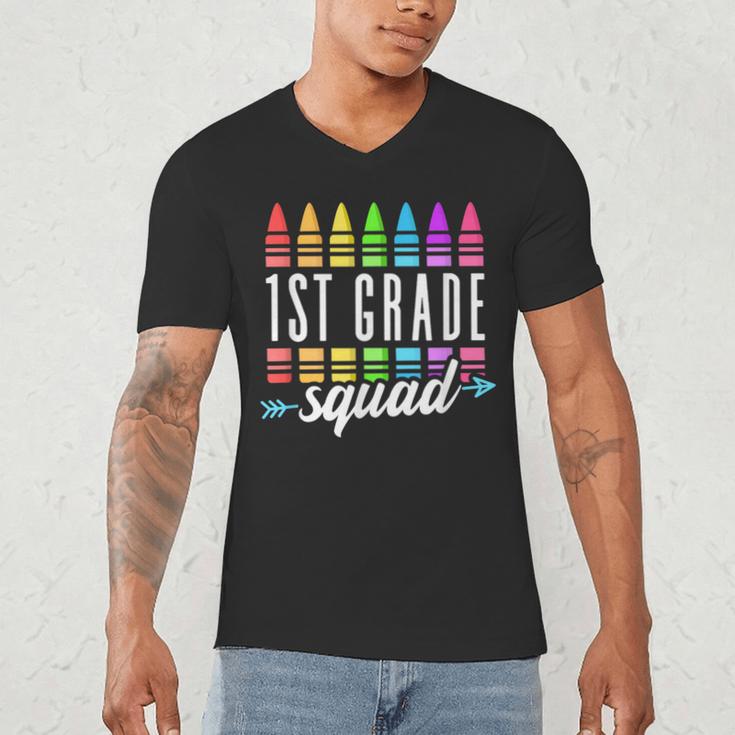 1st Grade Squad Back To School First Grade Teacher Boy Girl Men's V-Neck T-Shirt, novelty gifts, funny gifts 1st Grade Squad Back To School First Grade Teacher Boy Girl Men's V-Neck T-Shirt, novelty gifts, funny gifts