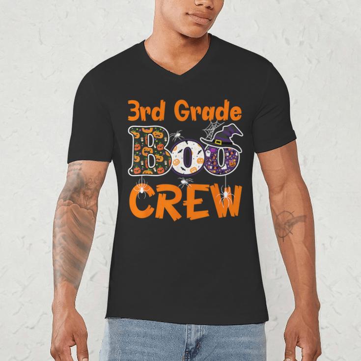 3rd Grade Boo Crew Halloween Teachers Students Costume Men's V-Neck T-Shirt, novelty gifts, funny gifts 3rd Grade Boo Crew Halloween Teachers Students Costume Men's V-Neck T-Shirt, novelty gifts, funny gifts
