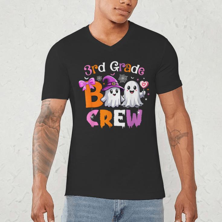 3rd Grade Boo Crew Third Grade Halloween Costume Teacher Kid Men's V-Neck T-Shirt, novelty gifts, funny gifts 3rd Grade Boo Crew Third Grade Halloween Costume Teacher Kid Men's V-Neck T-Shirt, novelty gifts, funny gifts