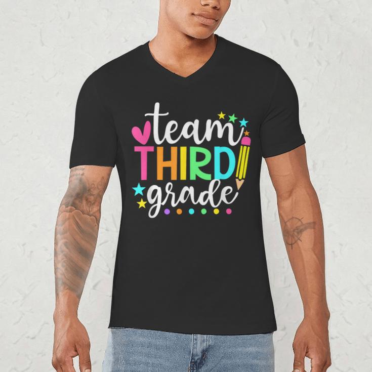 3rd Grade Team Pencil Teacher Student Back To School Girls Men's V-Neck T-Shirt, novelty gifts, funny gifts 3rd Grade Team Pencil Teacher Student Back To School Girls Men's V-Neck T-Shirt, novelty gifts, funny gifts