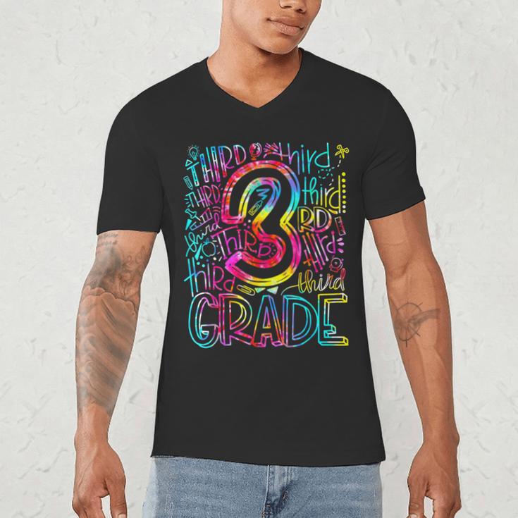 3rd Grade Typography Team Third Grade Teacher Back To School Men's V-Neck T-Shirt, novelty gifts, funny gifts 3rd Grade Typography Team Third Grade Teacher Back To School Men's V-Neck T-Shirt, novelty gifts, funny gifts