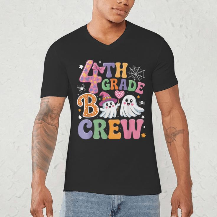 4th Grade Boo Crew Fourth Grade Teacher Kids Happy Halloween Men's V-Neck T-Shirt, novelty gifts, funny gifts 4th Grade Boo Crew Fourth Grade Teacher Kids Happy Halloween Men's V-Neck T-Shirt, novelty gifts, funny gifts