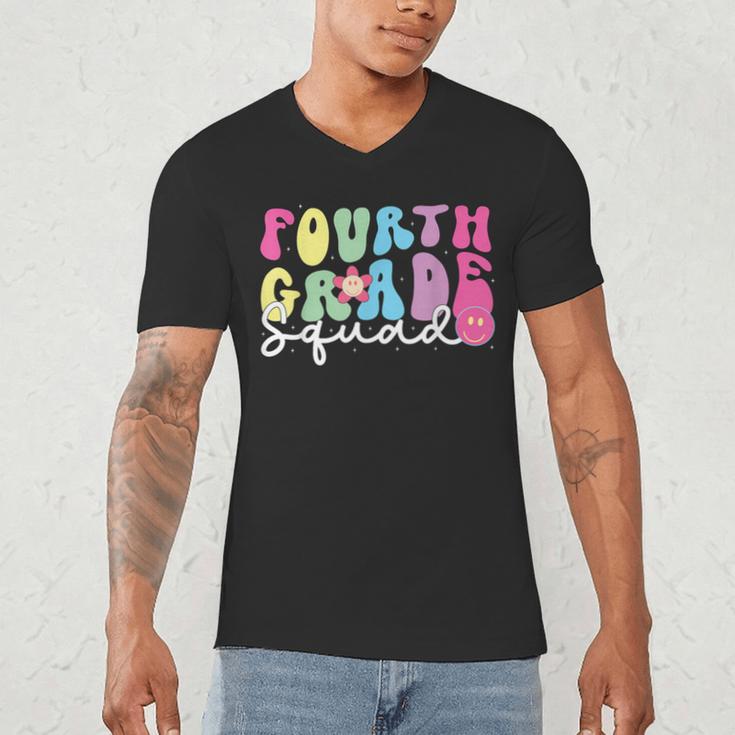 4th Grade Squad Fourth Teacher Student Team Back To School Men's V-Neck T-Shirt, novelty gifts, funny gifts 4th Grade Squad Fourth Teacher Student Team Back To School Men's V-Neck T-Shirt, novelty gifts, funny gifts