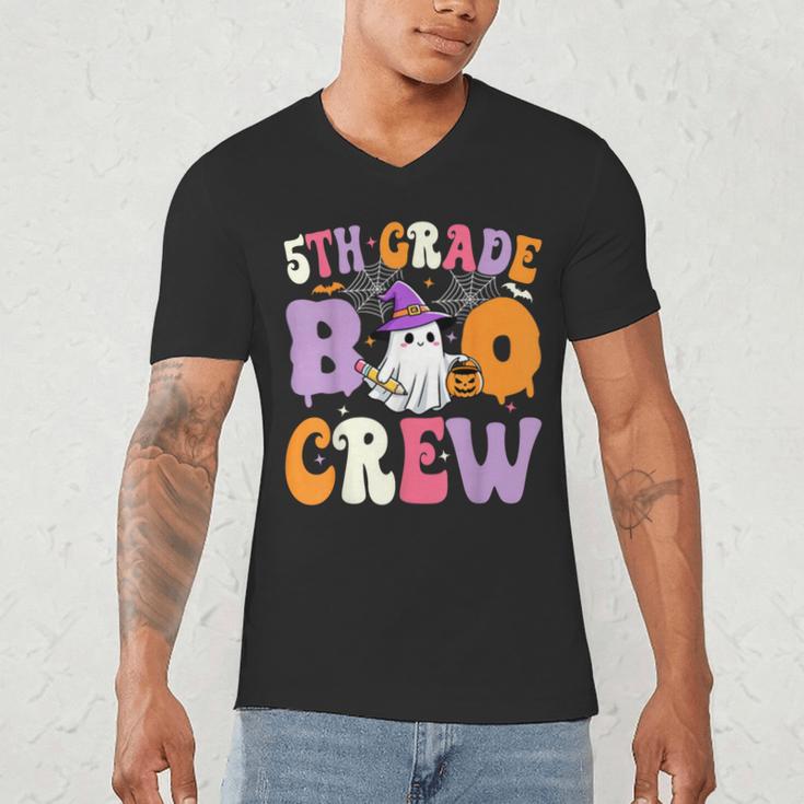 5th Grade Boo Crew Spooky Fifth Grade Halloween Teacher Men's V-Neck T-Shirt, novelty gifts, funny gifts 5th Grade Boo Crew Spooky Fifth Grade Halloween Teacher Men's V-Neck T-Shirt, novelty gifts, funny gifts