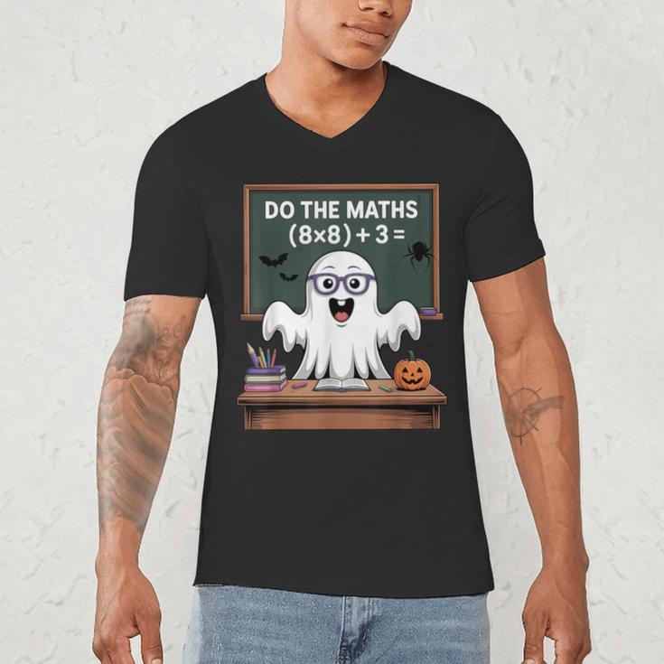67 Teacher Halloween Ghost Six Seven Meme Do The Maths Men's V-Neck T-Shirt, novelty gifts, funny gifts 67 Teacher Halloween Ghost Six Seven Meme Do The Maths Men's V-Neck T-Shirt, novelty gifts, funny gifts