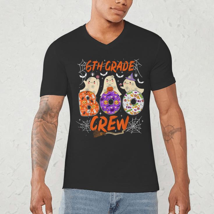 6th Grade Boo Crew Sixth Grade Halloween Teacher Kid Men's V-Neck T-Shirt, novelty gifts, funny gifts 6th Grade Boo Crew Sixth Grade Halloween Teacher Kid Men's V-Neck T-Shirt, novelty gifts, funny gifts