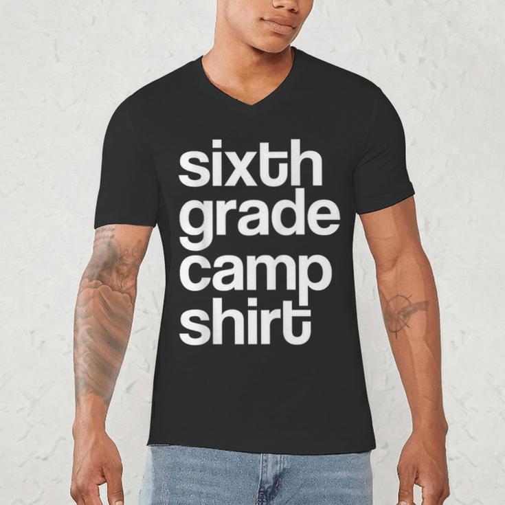 6th Sixth Grade Camp Counselor Camper Teacher Chaperone Men's V-Neck T-Shirt, novelty gifts, funny gifts 6th Sixth Grade Camp Counselor Camper Teacher Chaperone Men's V-Neck T-Shirt, novelty gifts, funny gifts