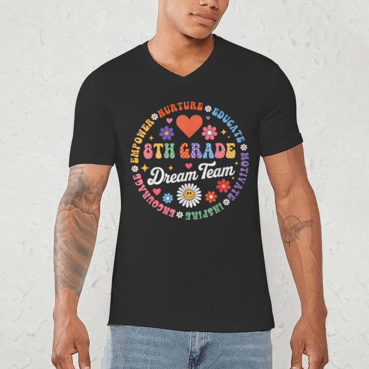 8th Grade Dream Team Eighth Grade Teacher Kid Back To School Men's V-Neck T-Shirt, novelty gifts, funny gifts 8th Grade Dream Team Eighth Grade Teacher Kid Back To School Men's V-Neck T-Shirt, novelty gifts, funny gifts