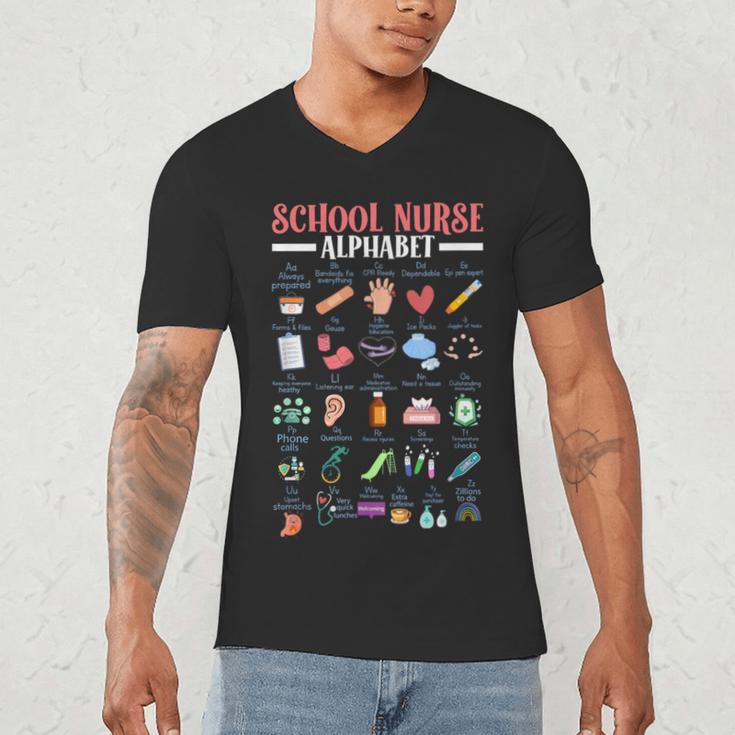 ABC School Nurse Alphabet Student Teacher Health Worker Men's V-Neck T-Shirt, novelty gifts, funny gifts ABC School Nurse Alphabet Student Teacher Health Worker Men's V-Neck T-Shirt, novelty gifts, funny gifts