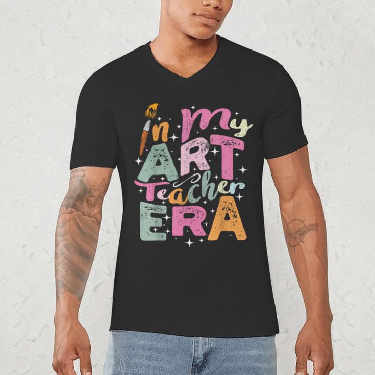 In My Art Teacher Era Teaching Future Artist Back To School Men's V-Neck T-Shirt, novelty gifts, funny gifts