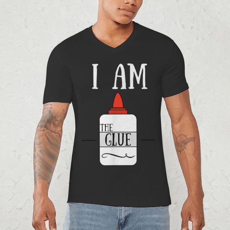 Art Teacher T-Shirt I Am The Glue Men's V-Neck T-Shirt, novelty gifts, funny gifts