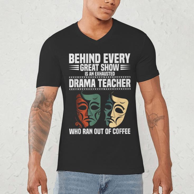 Theatre Teacher Drama Lover Theatre Mask Drama Teacher Men's V-Neck T-Shirt, novelty gifts, funny gifts Theatre Teacher Drama Lover Theatre Mask Drama Teacher Men's V-Neck T-Shirt, novelty gifts, funny gifts