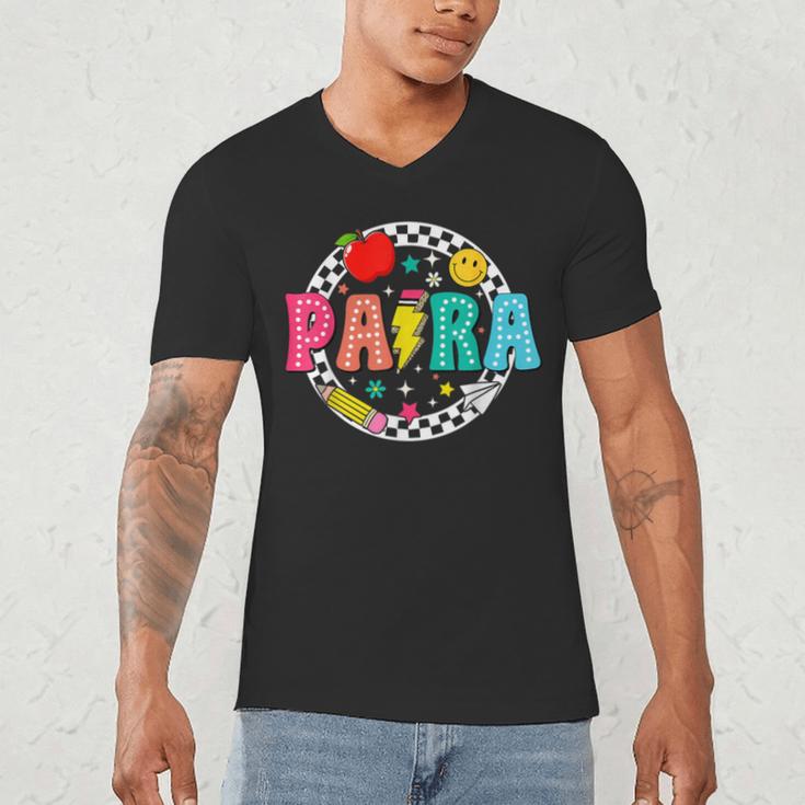 Back To School Para For Men Women Teacher Men's V-Neck T-Shirt, novelty gifts, funny gifts Back To School Para For Men Women Teacher Men's V-Neck T-Shirt, novelty gifts, funny gifts