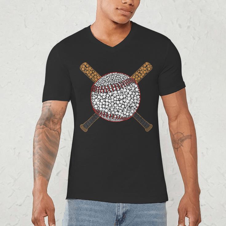 Baseball Happy Dot Day Shirts For Kids Men Women Teacher Men's V-Neck T-Shirt, novelty gifts, funny gifts