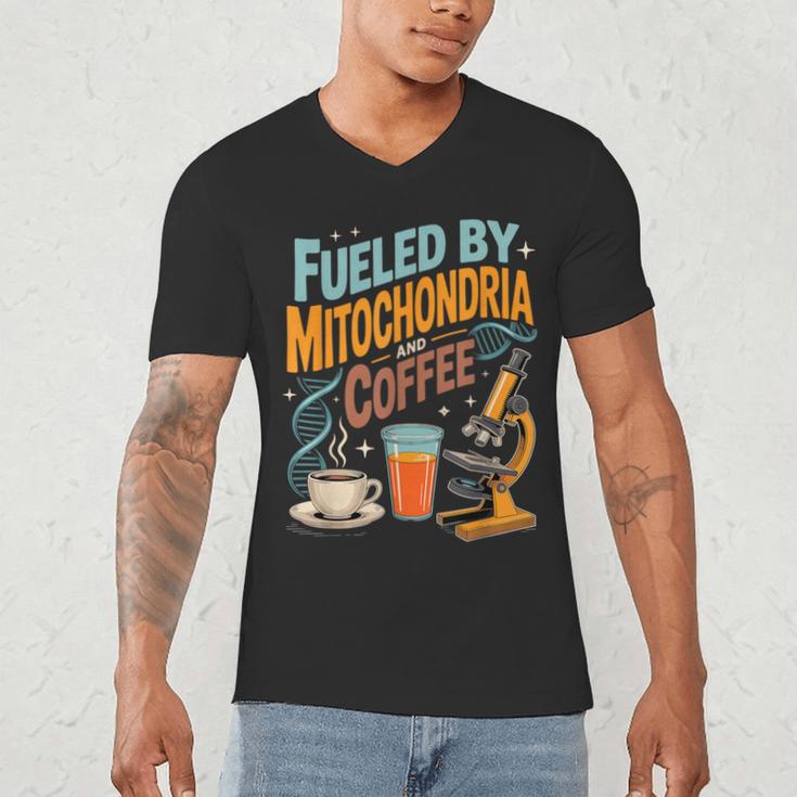 Biology Teacher Science Fueled By Mitochondria Coffee Men's V-Neck T-Shirt, novelty gifts, funny gifts Biology Teacher Science Fueled By Mitochondria Coffee Men's V-Neck T-Shirt, novelty gifts, funny gifts