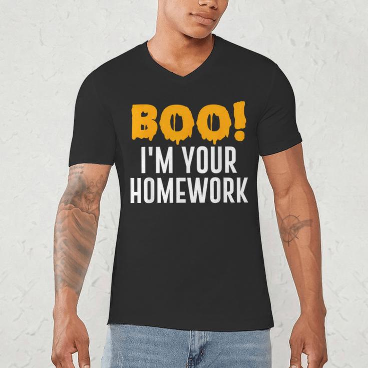 Boo I'm Your Homework Halloween Teacher Costume Men's V-Neck T-Shirt, novelty gifts, funny gifts Boo I'm Your Homework Halloween Teacher Costume Men's V-Neck T-Shirt, novelty gifts, funny gifts