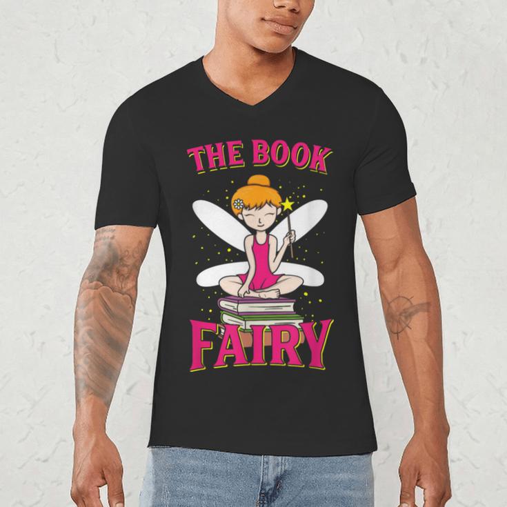 The Book Fairy Reading Teacher Librarian T-Shirt Men's V-Neck T-Shirt, novelty gifts, funny gifts The Book Fairy Reading Teacher Librarian T-Shirt Men's V-Neck T-Shirt, novelty gifts, funny gifts