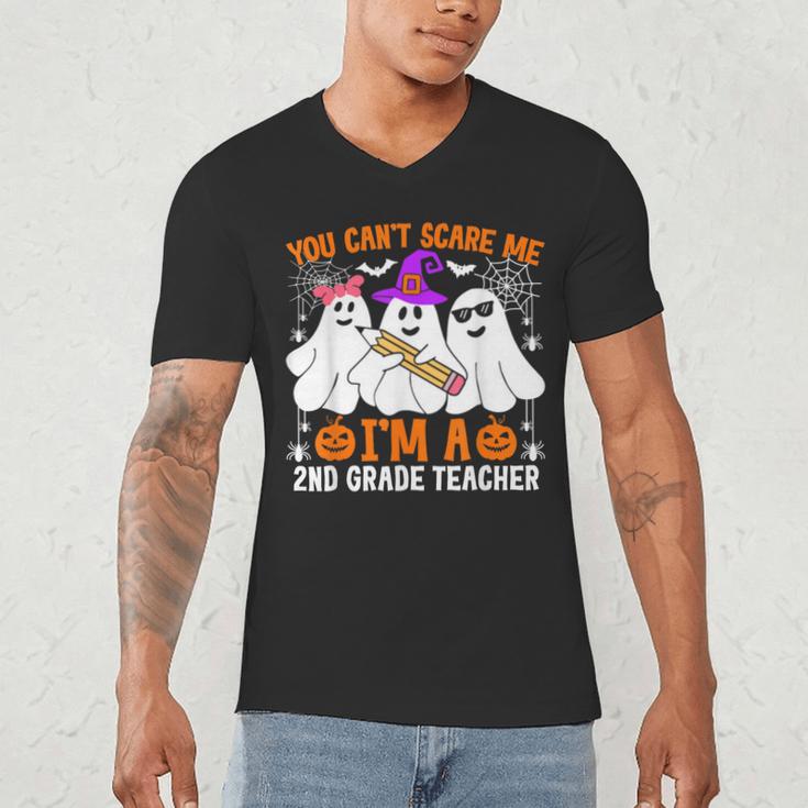 You Can't Scare Me I'm A 2nd Grade Teacher Halloween Men's V-Neck T-Shirt, novelty gifts, funny gifts You Can't Scare Me I'm A 2nd Grade Teacher Halloween Men's V-Neck T-Shirt, novelty gifts, funny gifts