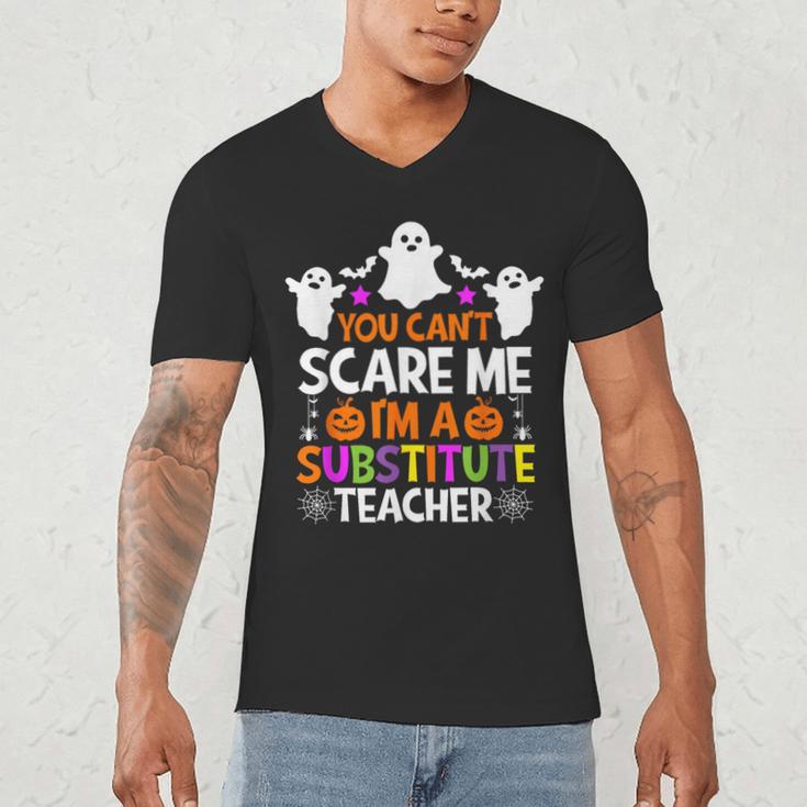 You Can't Scare Me I'm A Substitute Teacher Shirt Halloween Men's V-Neck T-Shirt, novelty gifts, funny gifts You Can't Scare Me I'm A Substitute Teacher Shirt Halloween Men's V-Neck T-Shirt, novelty gifts, funny gifts