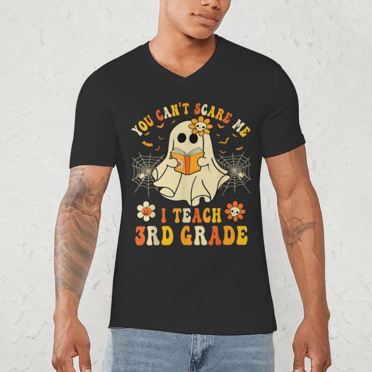 You Can't Scare Me I Teach 3rd Grade Halloween Teacher Ghost Men's V-Neck T-Shirt, novelty gifts, funny gifts You Can't Scare Me I Teach 3rd Grade Halloween Teacher Ghost Men's V-Neck T-Shirt, novelty gifts, funny gifts