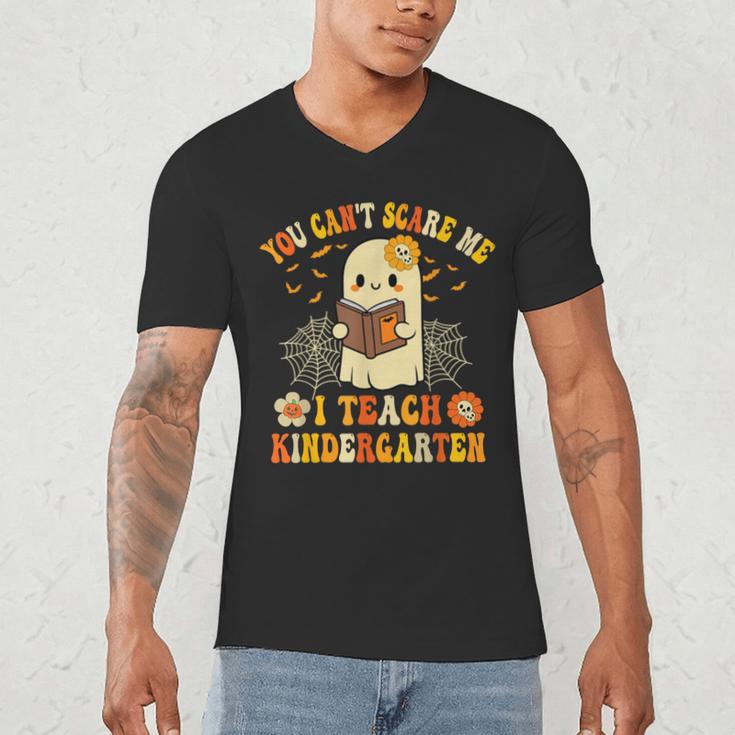You Can't Scare Me I Teach Kindergarten Halloween Teacher Men's V-Neck T-Shirt, novelty gifts, funny gifts You Can't Scare Me I Teach Kindergarten Halloween Teacher Men's V-Neck T-Shirt, novelty gifts, funny gifts