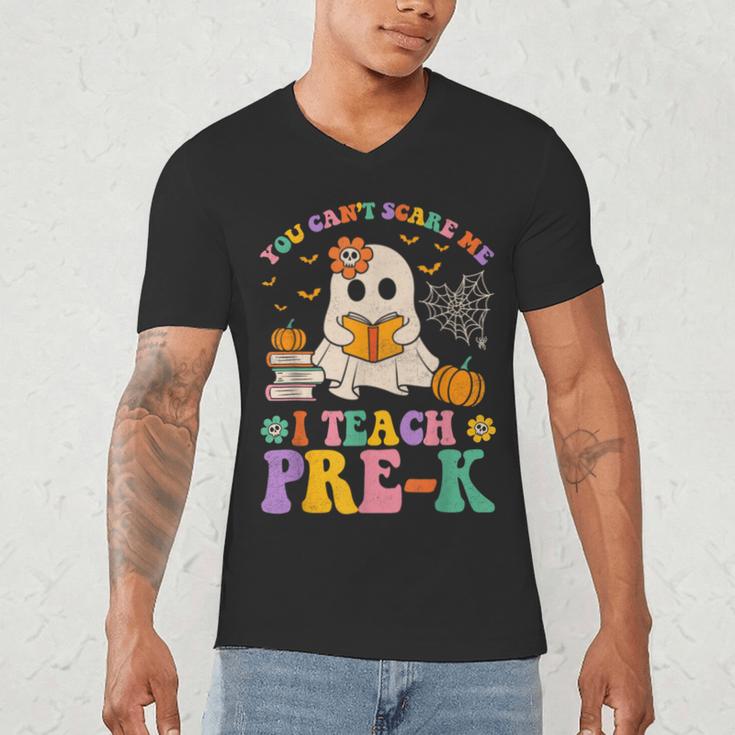 You Can't Scare Me I Teach Pre-k Teacher Halloween Ghost Men Women Kids Men's V-Neck T-Shirt, novelty gifts, funny gifts You Can't Scare Me I Teach Pre-k Teacher Halloween Ghost Men Women Kids Men's V-Neck T-Shirt, novelty gifts, funny gifts