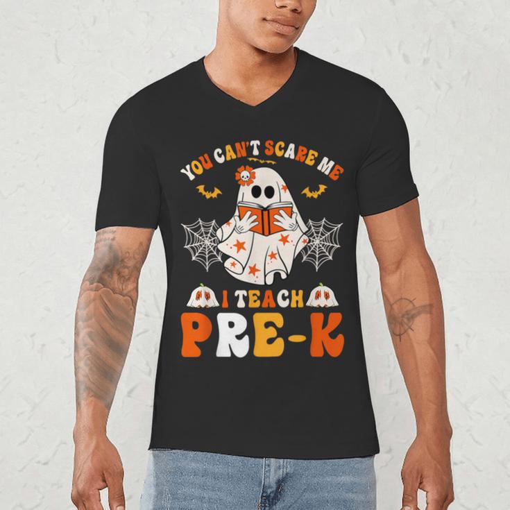 You Cant Scare Me I Teach Pre-K Teacher Halloween Men's V-Neck T-Shirt, novelty gifts, funny gifts You Cant Scare Me I Teach Pre-K Teacher Halloween Men's V-Neck T-Shirt, novelty gifts, funny gifts