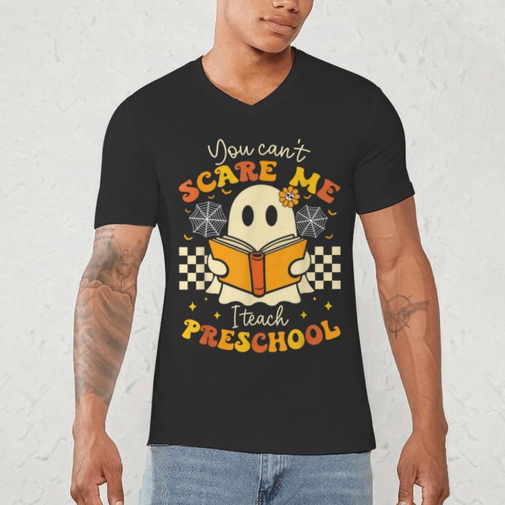 You Can't Scare Me I Teach Preschool Teacher Halloween Ghost Men's V-Neck T-Shirt, novelty gifts, funny gifts You Can't Scare Me I Teach Preschool Teacher Halloween Ghost Men's V-Neck T-Shirt, novelty gifts, funny gifts