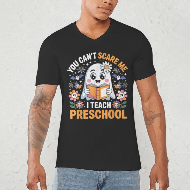 You Can't Scare Me I Teach Preschool Teacher Halloween Men's V-Neck T-Shirt, novelty gifts, funny gifts You Can't Scare Me I Teach Preschool Teacher Halloween Men's V-Neck T-Shirt, novelty gifts, funny gifts