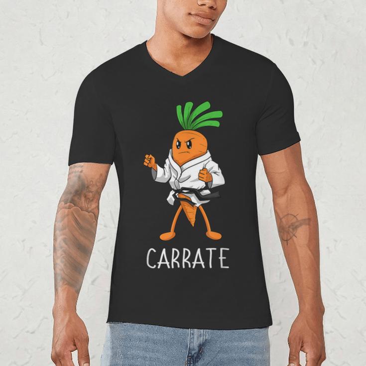 Carrate Karate Carrot Student Teacher Trainee Trainor Men's V-Neck T-Shirt, novelty gifts, funny gifts Carrate Karate Carrot Student Teacher Trainee Trainor Men's V-Neck T-Shirt, novelty gifts, funny gifts