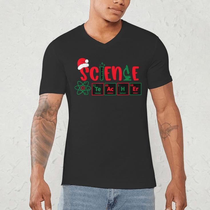 Christmas Science Teacher Santa Educator Chemical Elements Men's V-Neck T-Shirt, novelty gifts, funny gifts Christmas Science Teacher Santa Educator Chemical Elements Men's V-Neck T-Shirt, novelty gifts, funny gifts