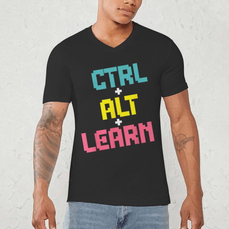 Computer Teacher Back To School Kids Ctrl Alt Learn Men's V-Neck T-Shirt, novelty gifts, funny gifts Computer Teacher Back To School Kids Ctrl Alt Learn Men's V-Neck T-Shirt, novelty gifts, funny gifts